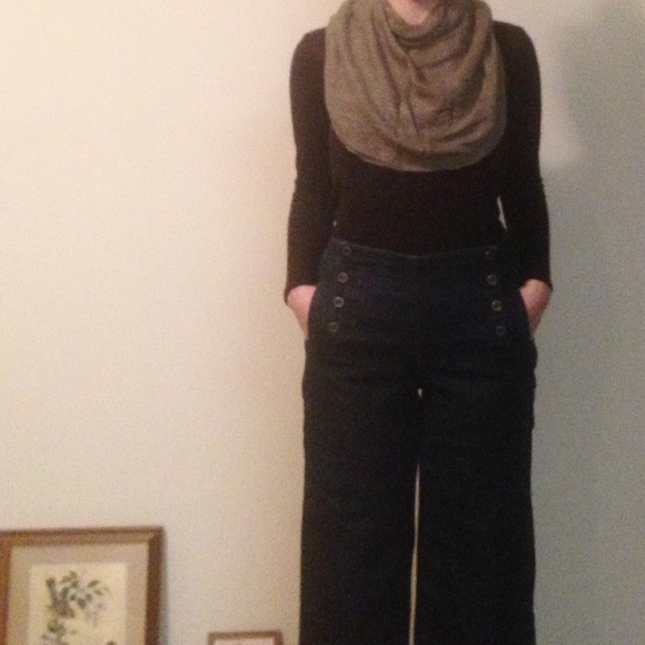 talbots wide leg jeans